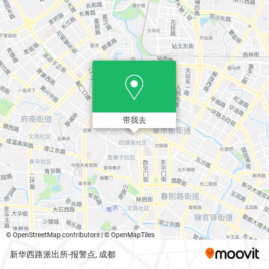 新华西路派出所-报警点地图