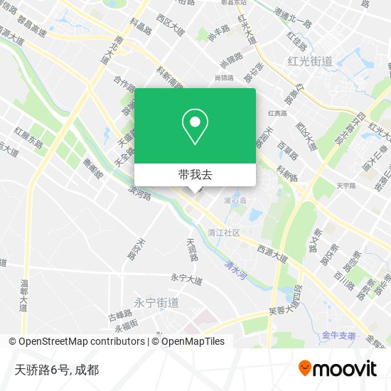 天骄路6号地图