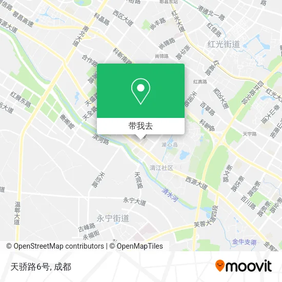 天骄路6号地图