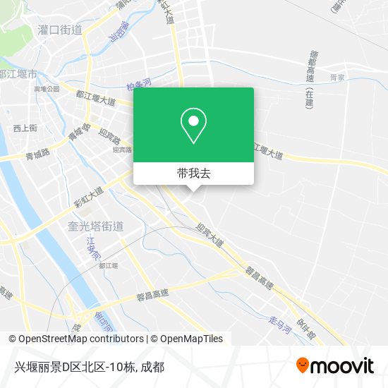 兴堰丽景D区北区-10栋地图