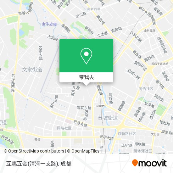 互惠五金(清河一支路)地图