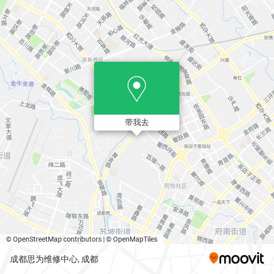 成都思为维修中心地图