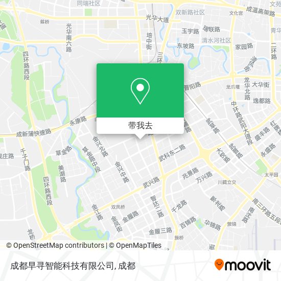 成都早寻智能科技有限公司地图