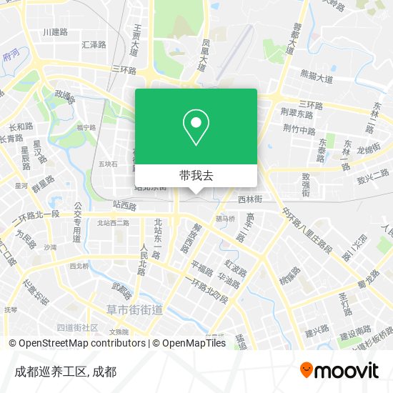 成都巡养工区地图