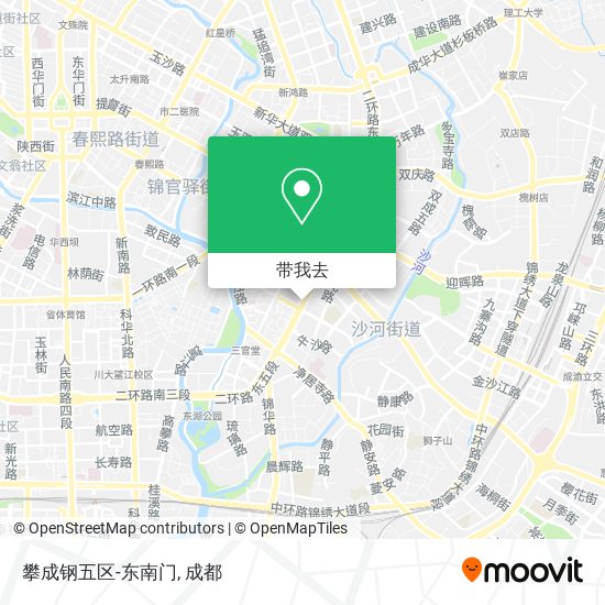 攀成钢五区-东南门地图