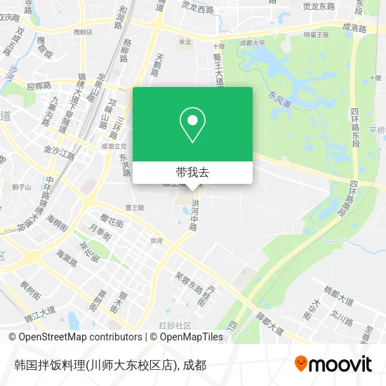 韩国拌饭料理(川师大东校区店)地图