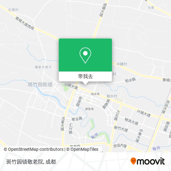 斑竹园镇敬老院地图