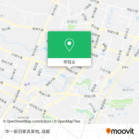 华一新旧家具家电地图