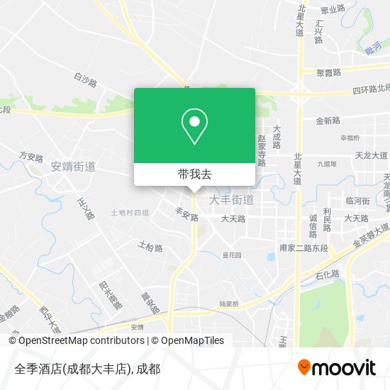 全季酒店(成都大丰店)地图