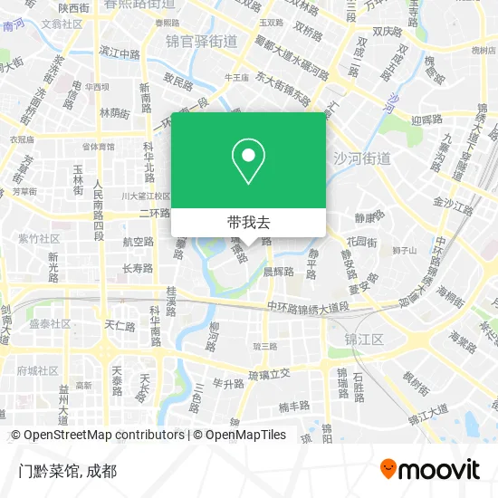 门黔菜馆地图
