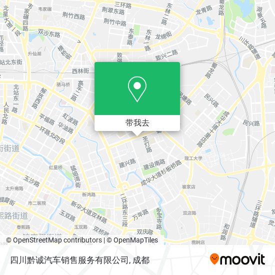 四川黔诚汽车销售服务有限公司地图