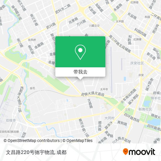 文昌路220号驰宇物流地图