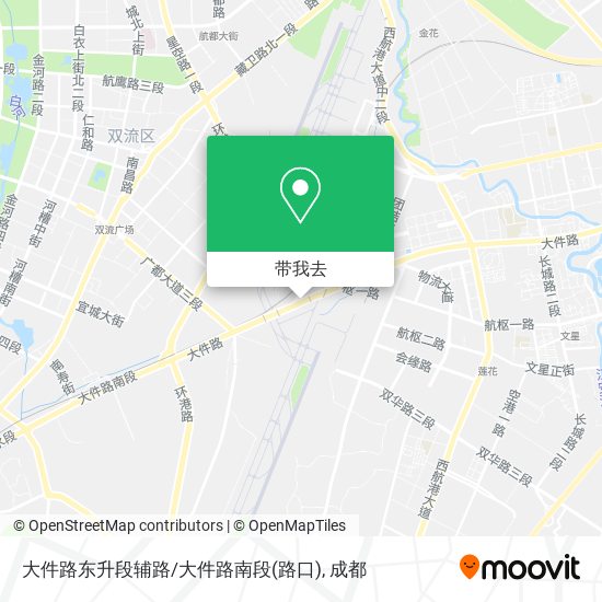大件路东升段辅路/大件路南段(路口)地图