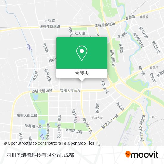 四川奥瑞德科技有限公司地图