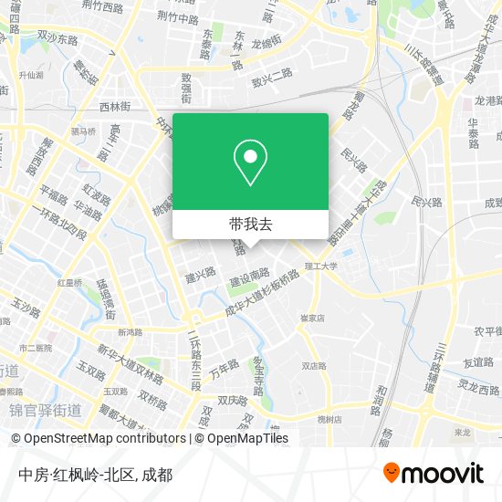 中房·红枫岭-北区地图