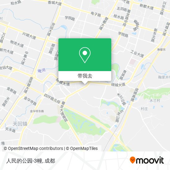人民的公园-3幢地图