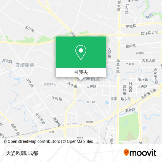 天姿欧韩地图