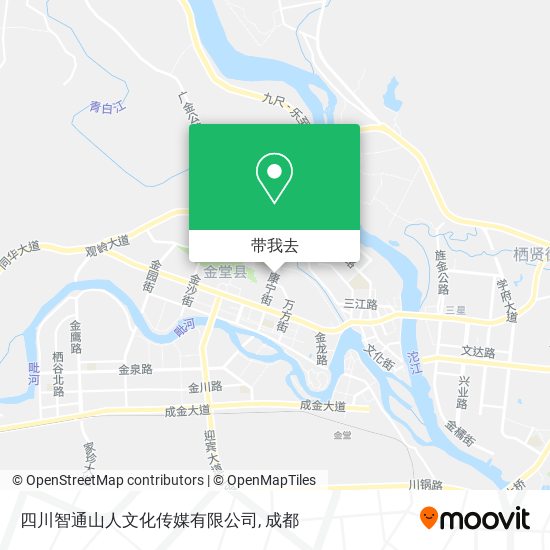 四川智通山人文化传媒有限公司地图