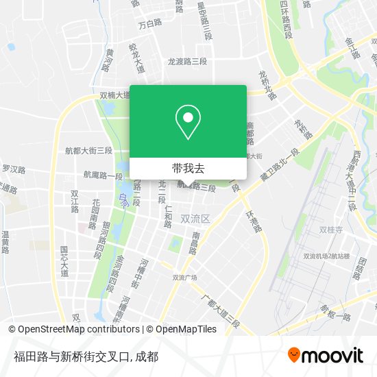 福田路与新桥街交叉口地图
