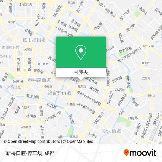 新桥口腔-停车场地图