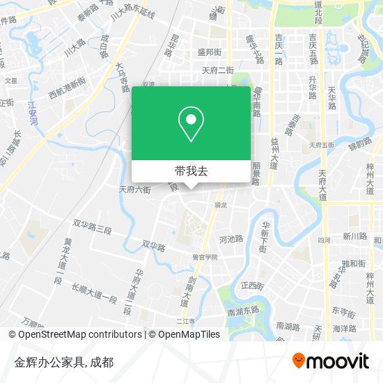 金辉办公家具地图
