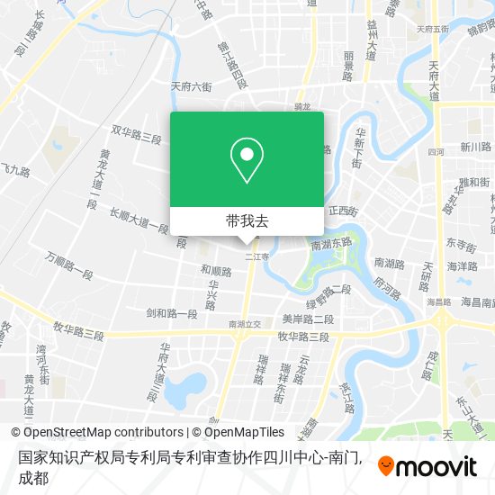 国家知识产权局专利局专利审查协作四川中心-南门地图