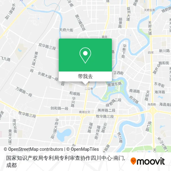 国家知识产权局专利局专利审查协作四川中心-南门地图