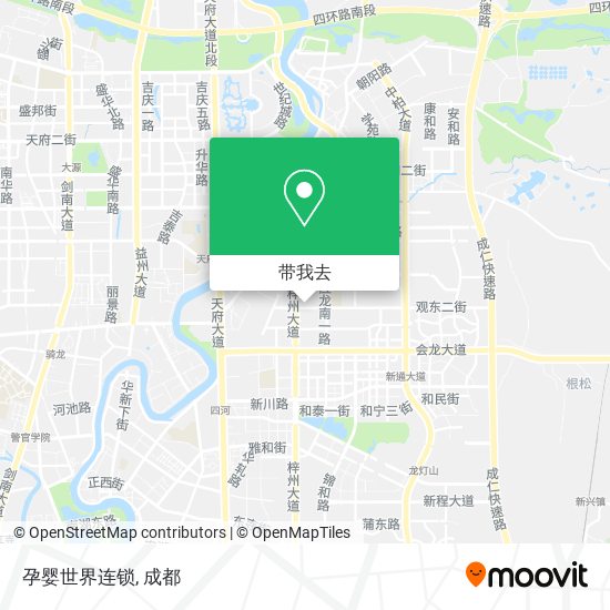 孕婴世界连锁地图