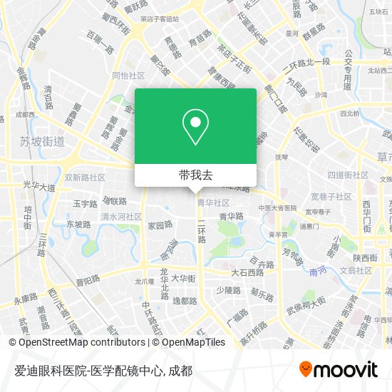 爱迪眼科医院-医学配镜中心地图