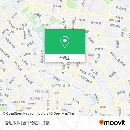 爱迪眼科(金牛诊区)地图