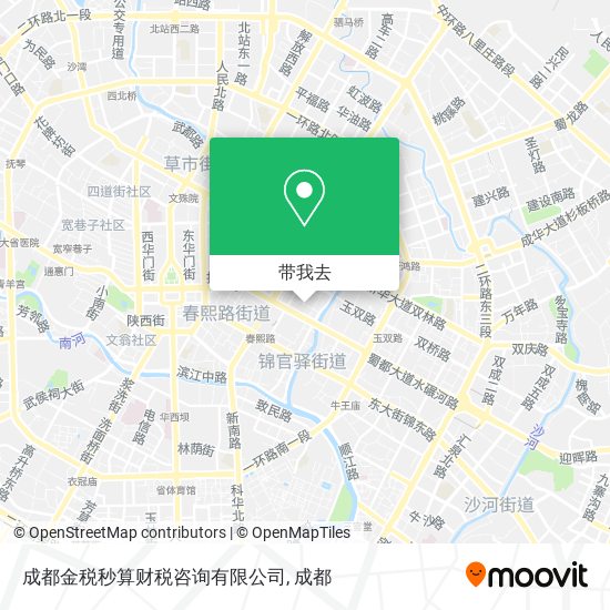 成都金税秒算财税咨询有限公司地图