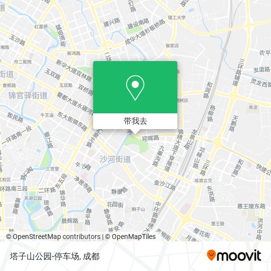 塔子山公园-停车场地图