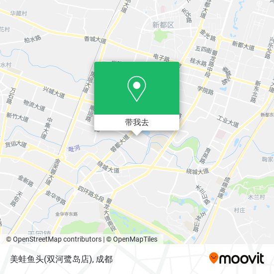 美蛙鱼头(双河鹭岛店)地图