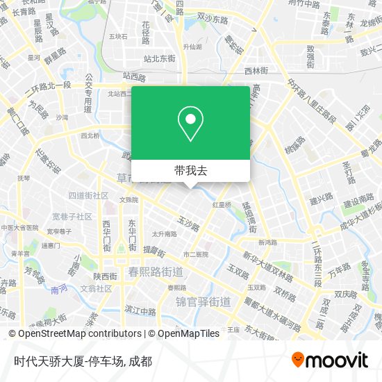 时代天骄大厦-停车场地图