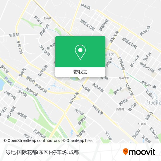 绿地·国际花都(东区)-停车场地图