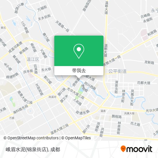 峨眉水泥(锦泉街店)地图