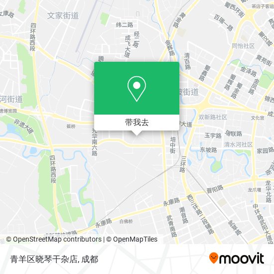 青羊区晓琴干杂店地图