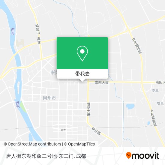 唐人街东湖印象二号地-东二门地图