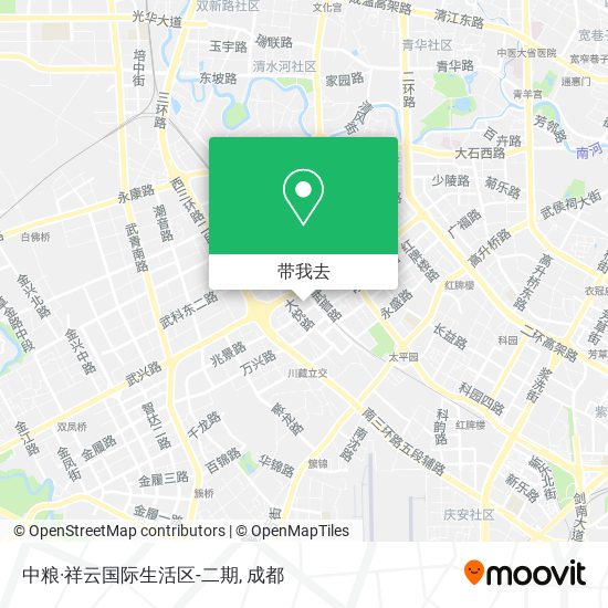 中粮·祥云国际生活区-二期地图