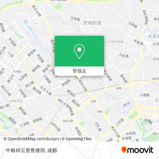 中粮祥云里售楼部地图