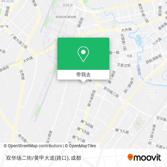 双华场二街/黄甲大道(路口)地图