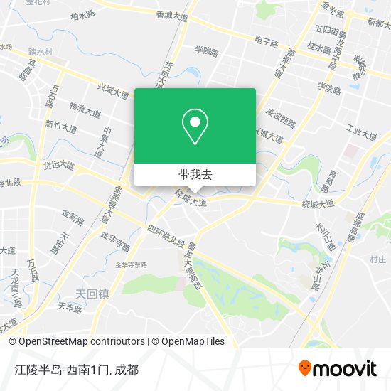 江陵半岛-西南1门地图