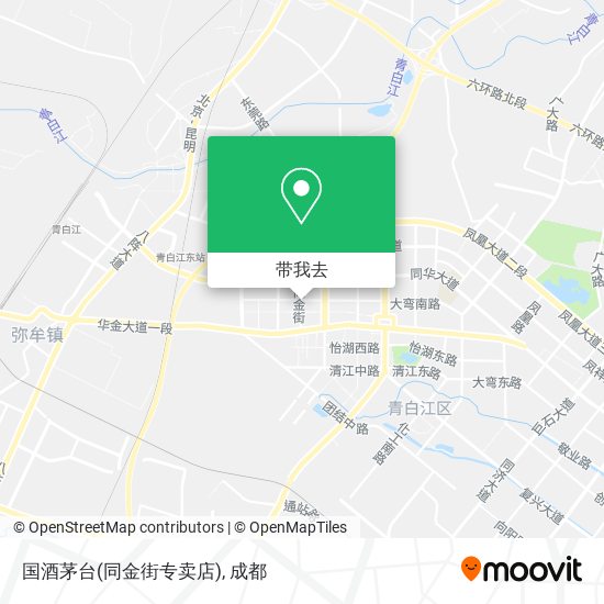 国酒茅台(同金街专卖店)地图