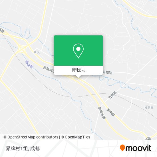 界牌村1组地图