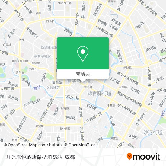 群光君悦酒店微型消防站地图