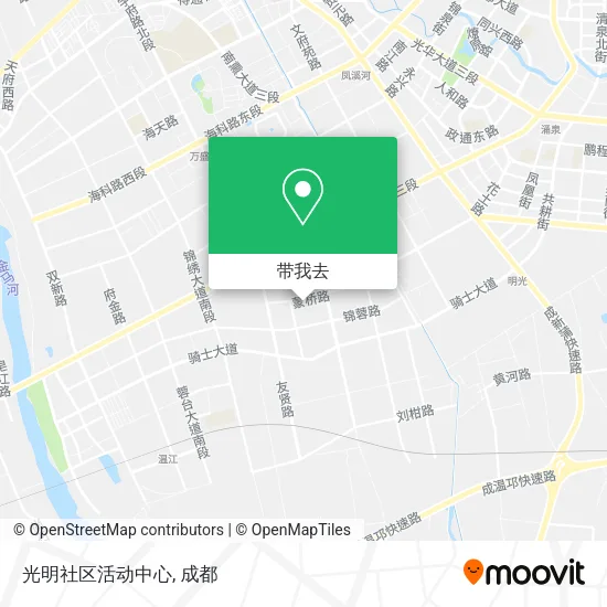 光明社区活动中心地图