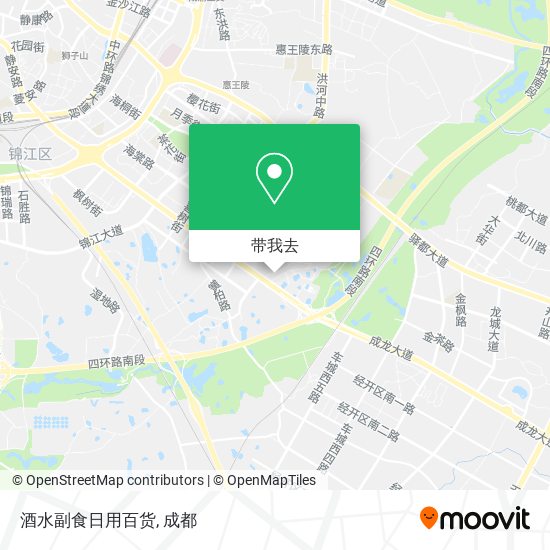 酒水副食日用百货地图