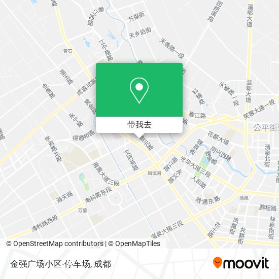 金强广场小区-停车场地图
