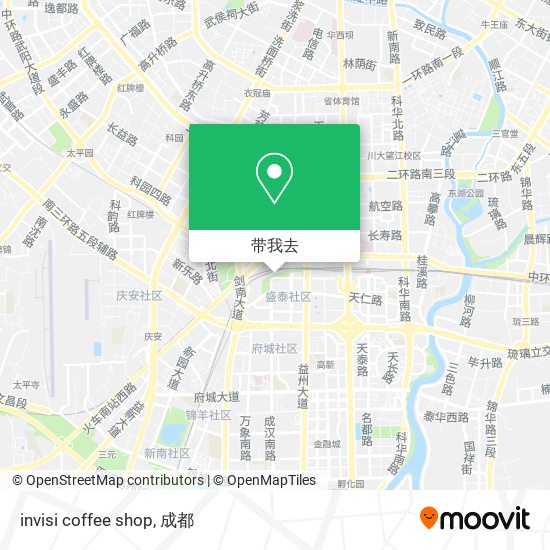 invisi coffee shop地图