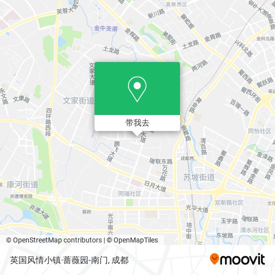 英国风情小镇·蔷薇园-南门地图
